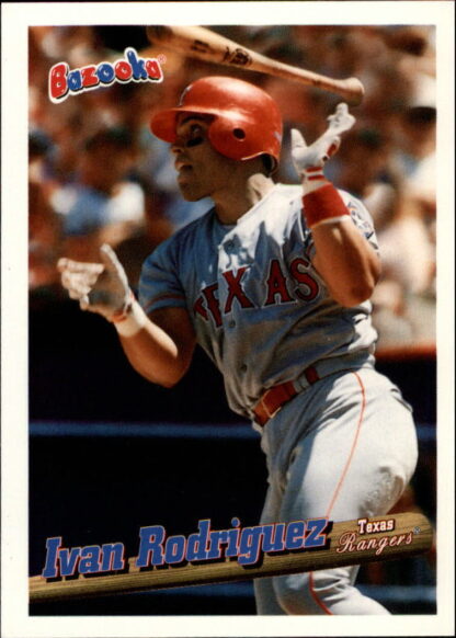 1996 Bazooka #104 Ivan Rodriguez - Brothers Cards