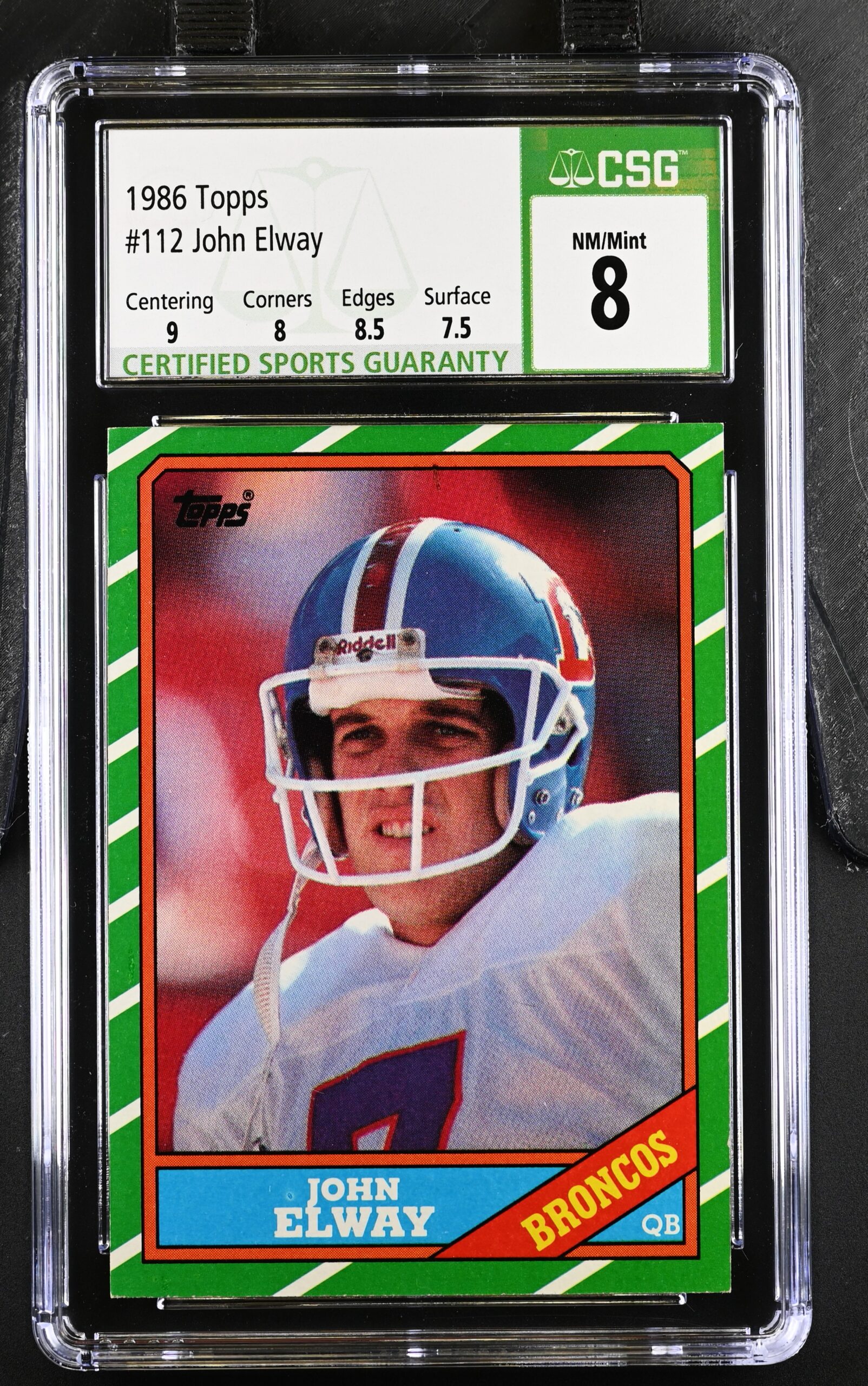 1986 Topps #112 John Elway - Brothers Cards